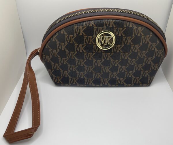 Brown Pattern Wristlet Clutch - Image 3