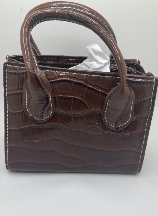 Alligator Pattern PU Leather Mini Bag