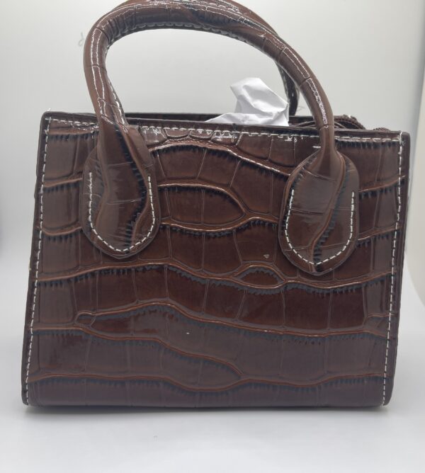 Alligator Pattern PU Leather Mini Bag - Image 2