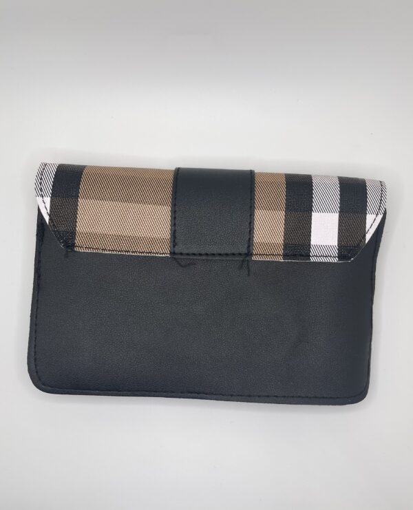 Black Checkered Mini Purse - Image 2