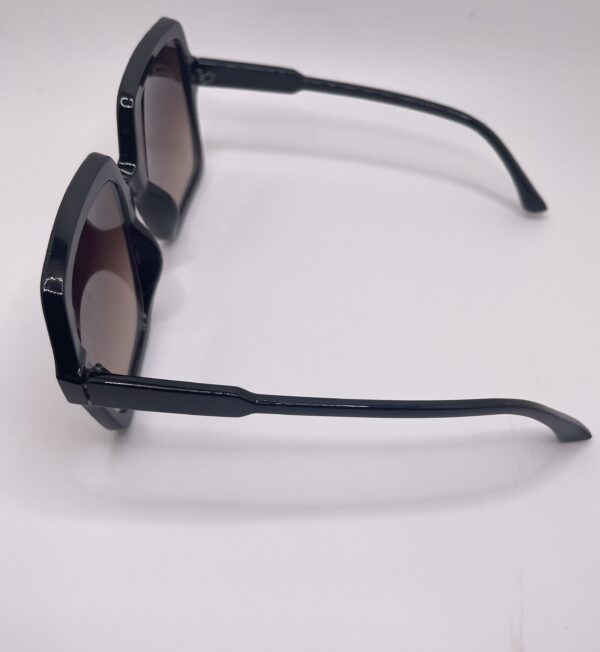 Black Oversized Sunglasses - Image 2