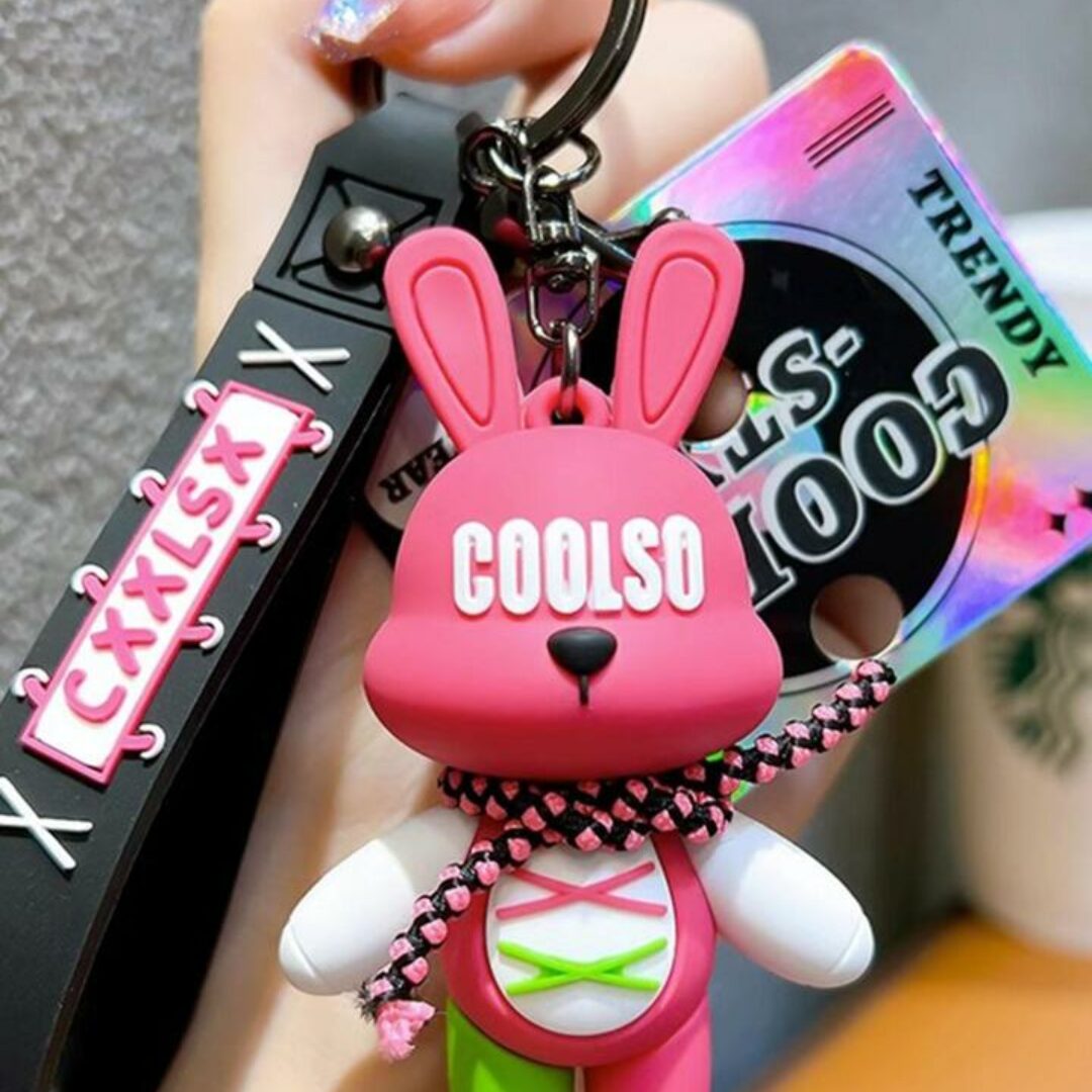 Bunny Cool Keychain Set